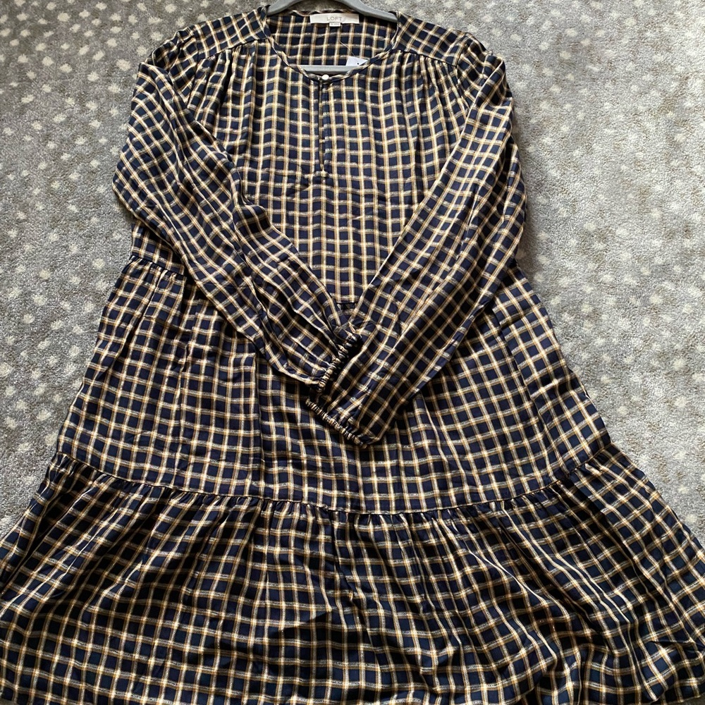 Brand New Loft Navy Blue Dress!